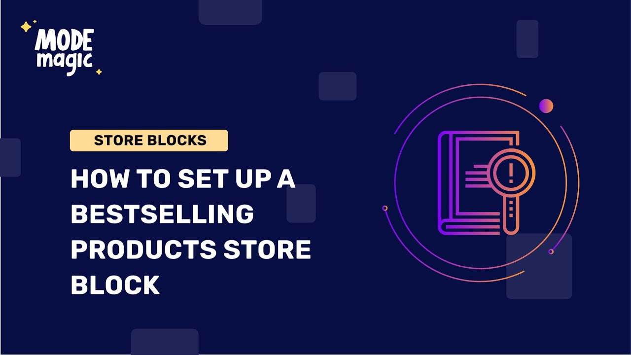 How to set up the Bestselling Products store block? - YouTube