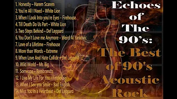 Experience the Nostalgia of 90's Acoustic Rock with this collection of unforgettable hits