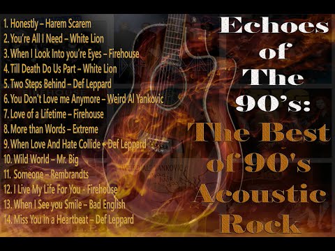 Experience the Nostalgia of 90's Acoustic Rock with this collection of unforgettable hits