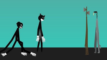 Cartoon cat cartoon dog Vs Siren Head light head 
