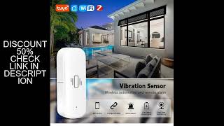 Tuya Smart Life Vibration Sensor ZigBee WiFi Tuya Sensor Monitor App Control Security Protection Zig