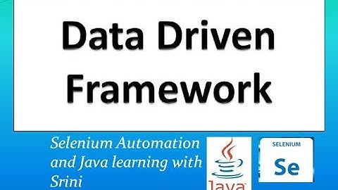 #DataDrivenFramework#Selenium#Automation#Framework Data Driven Framework in Selenium Automation
