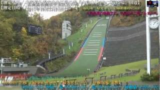 2011.10.23. / 札幌・大倉山ジャンプ競技場周辺を2台のガイガーで測定②