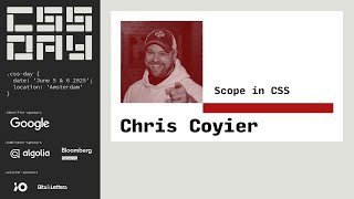 Scope in CSS - Chris Coyier - CSS Day 2025