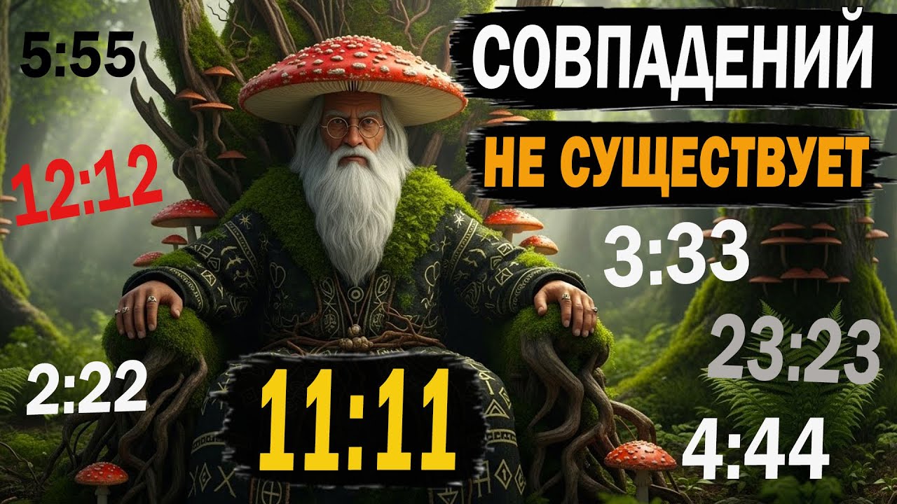 1111, 2222  Видишь Эти Числа Вот Что Это РЕАЛЬНО Значит. Дедушка Мухомор Открывает Правду!