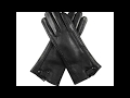 Brand Genuine Leather Gloves High Quality Women Sheepskin Glove Fashion Trend Black Lace Driving Leather Gloves EL030NN