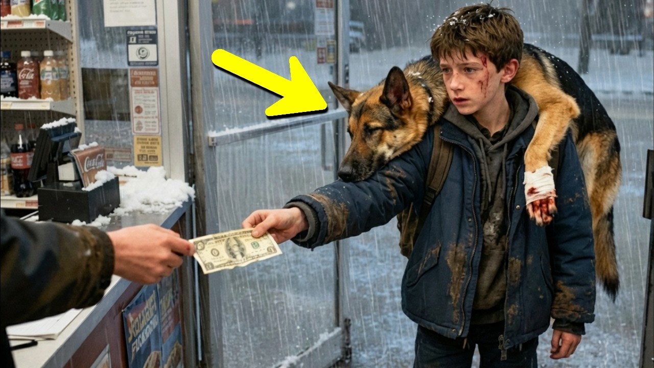 Beskućni tinejdžer potroši posljednji novac na ozlijeđenog psa—zauzvrat dobije sve