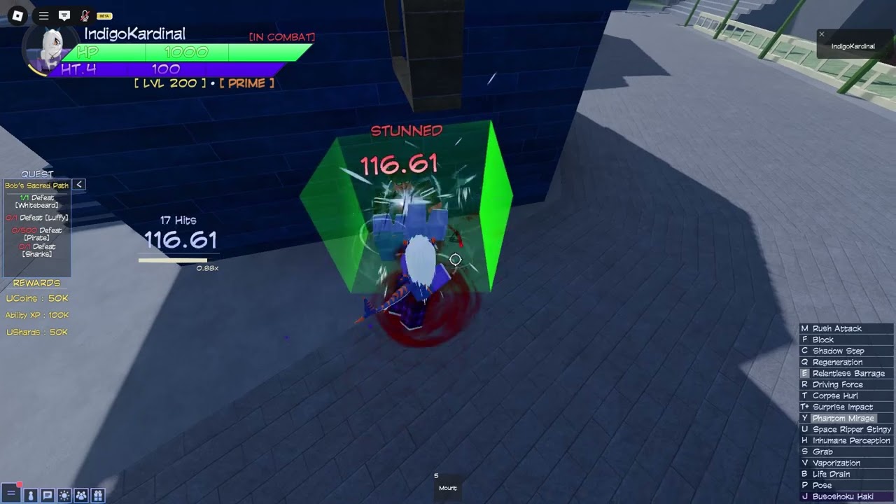 AUT Vampire(Dio Brando) COMBO AFTER REBALANCE