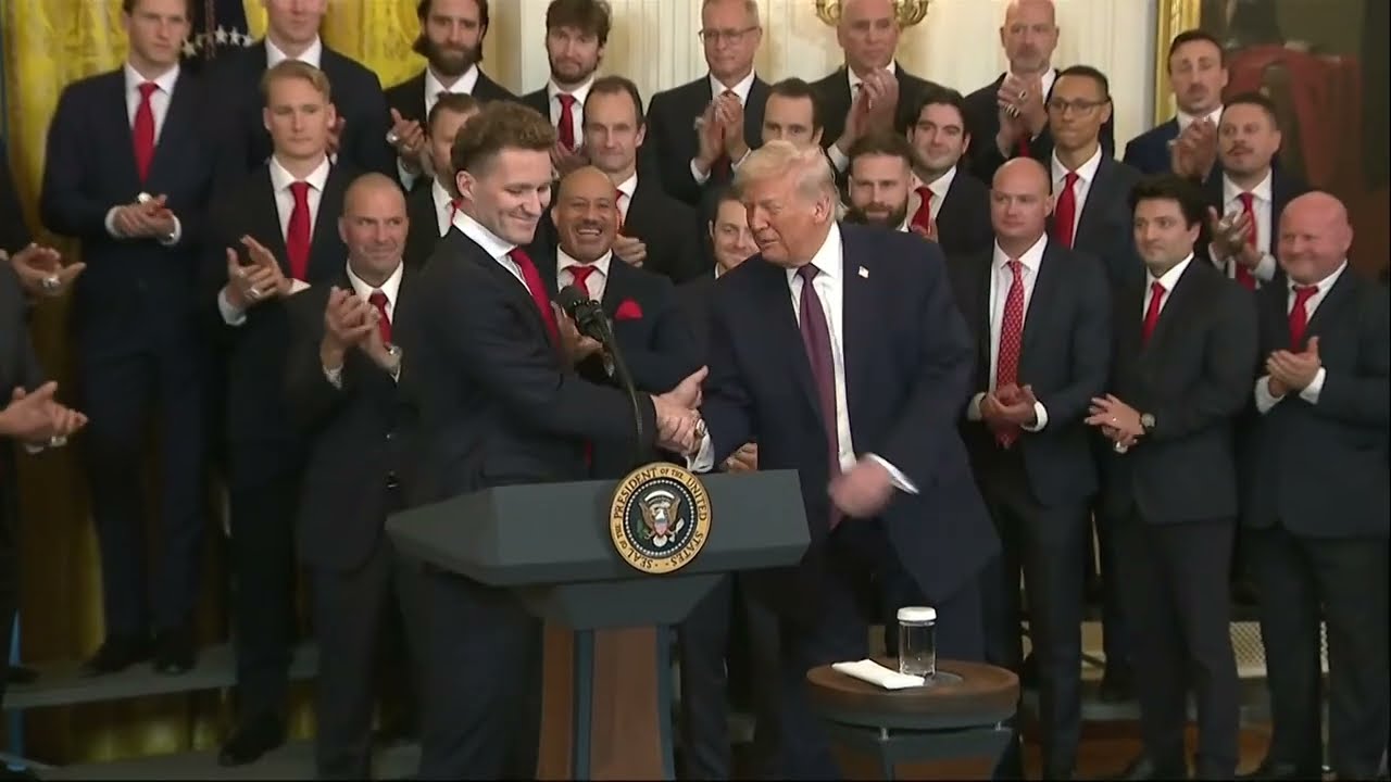 LIVE: Trump Hosts 2025 Stanley Cup Champion Florida Panthers at White House