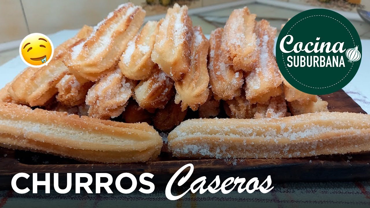 CHURROS CASEROS?| Ricos, Fáciles y Rápido | MASA DE CHURROS?‍?| Dulces o  Salados? - YouTube