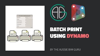 Batch Print using Dynamo!