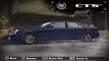 Need for Speed: Most Wanted Gameplay Walkthrough Car List - Cadillac CTS