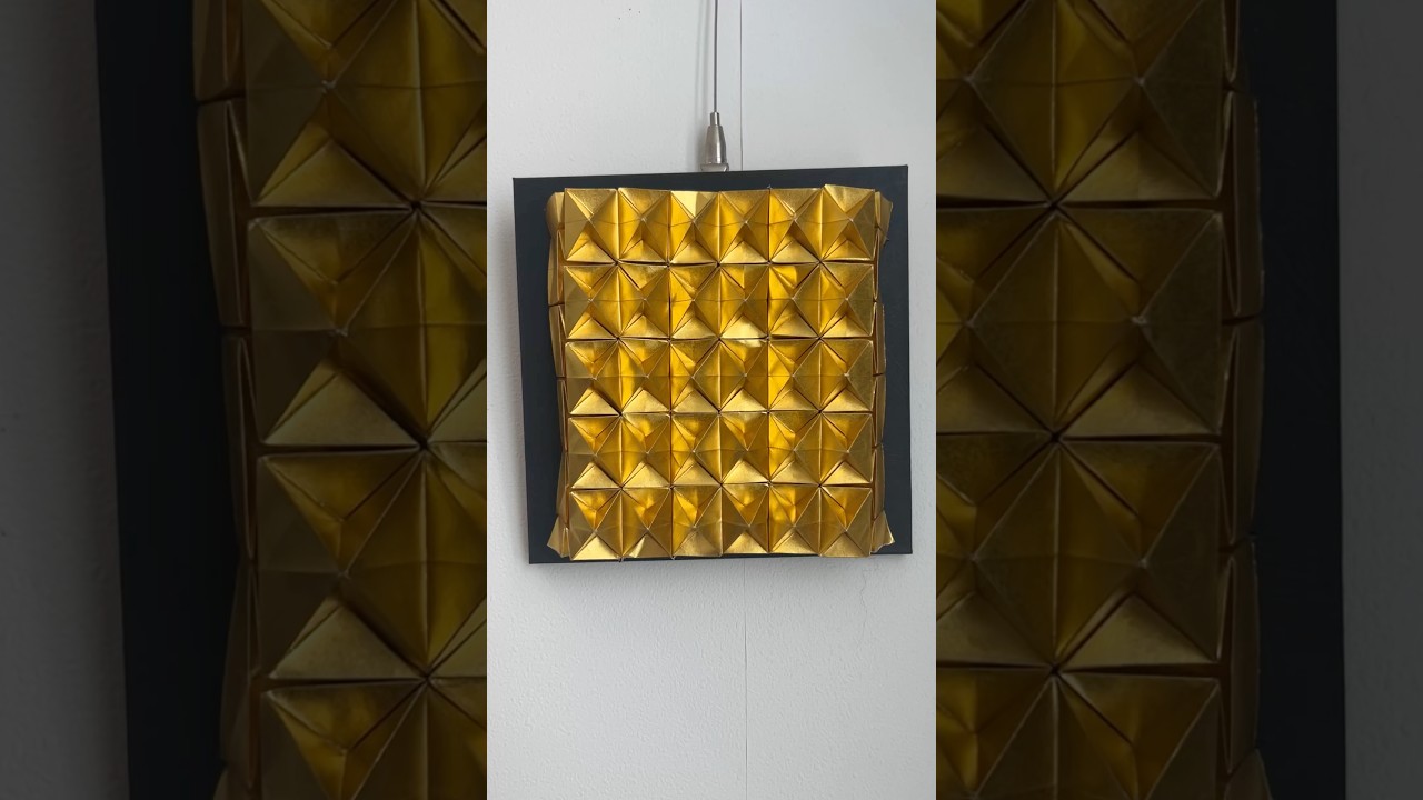 Origami; No.63 Diffraction 2 #origami #origamiart #折り紙 #折り紙