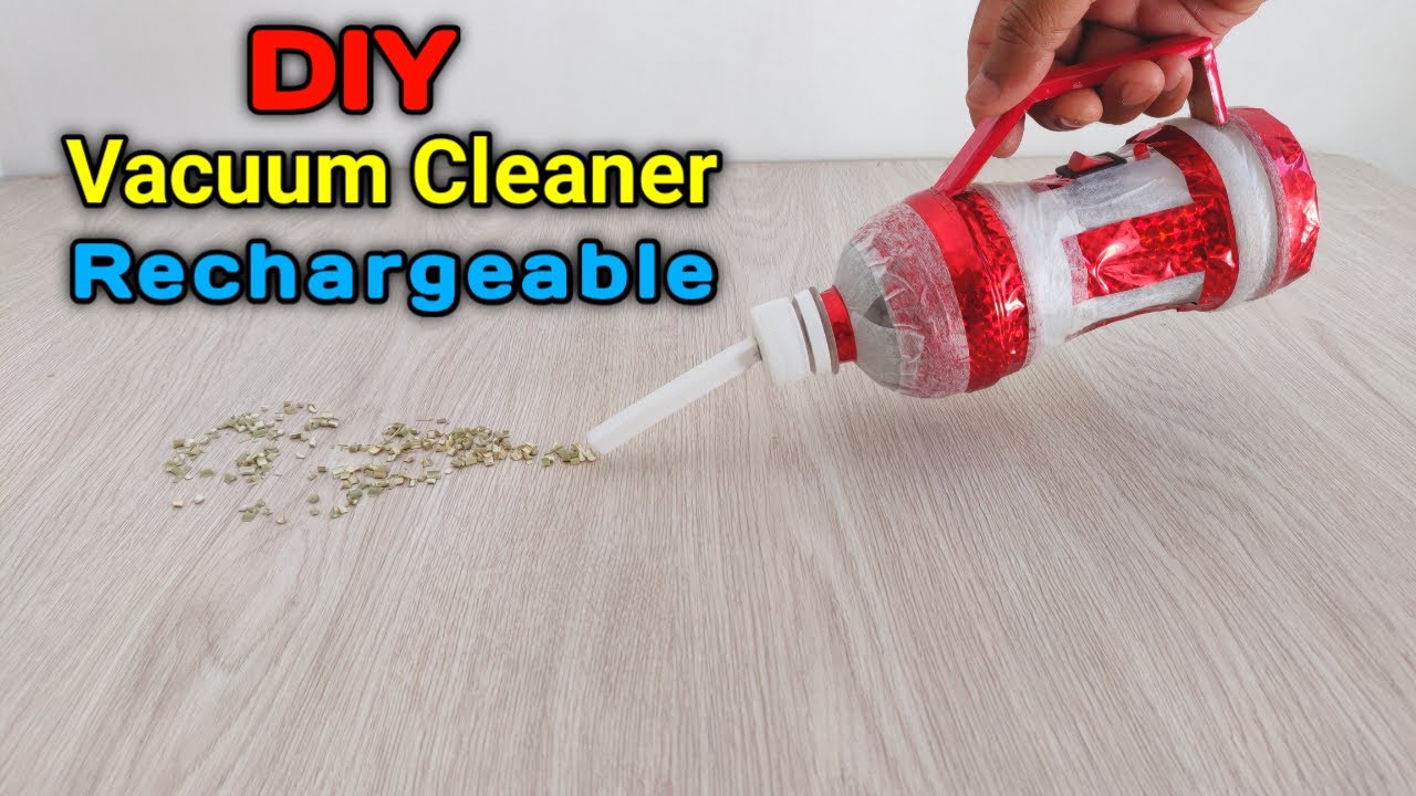 कैसे बनाये Rechargeable Vacuum Cleaner How to Make Vacuum Cleaner using