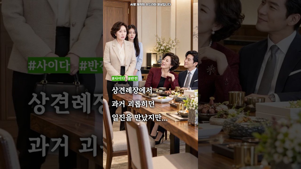 상견례장에서 과거 괴롭히던 일진을 만났지만 이젠 과거와 달랐다 #숏드라마 #사이다 #반전 썸네일