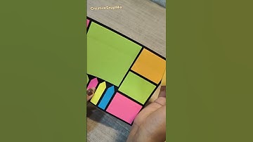 Mind Mapping Magic ✨ { Unleashing Creativity with Sticky Notes} #creative #stickynotes #shorts