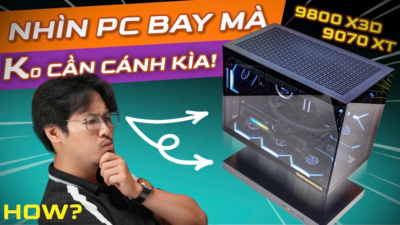 Với PC NÀY, BAY là CHUYỆN NHỎ! Còn HẠ CÁNH thế nào thì không biết | PCM Gaming 9800X3D - RX 9070 XT