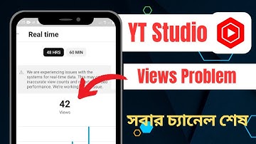 we are experiencing issues with the systems for realtime data yt studio | real time data problem