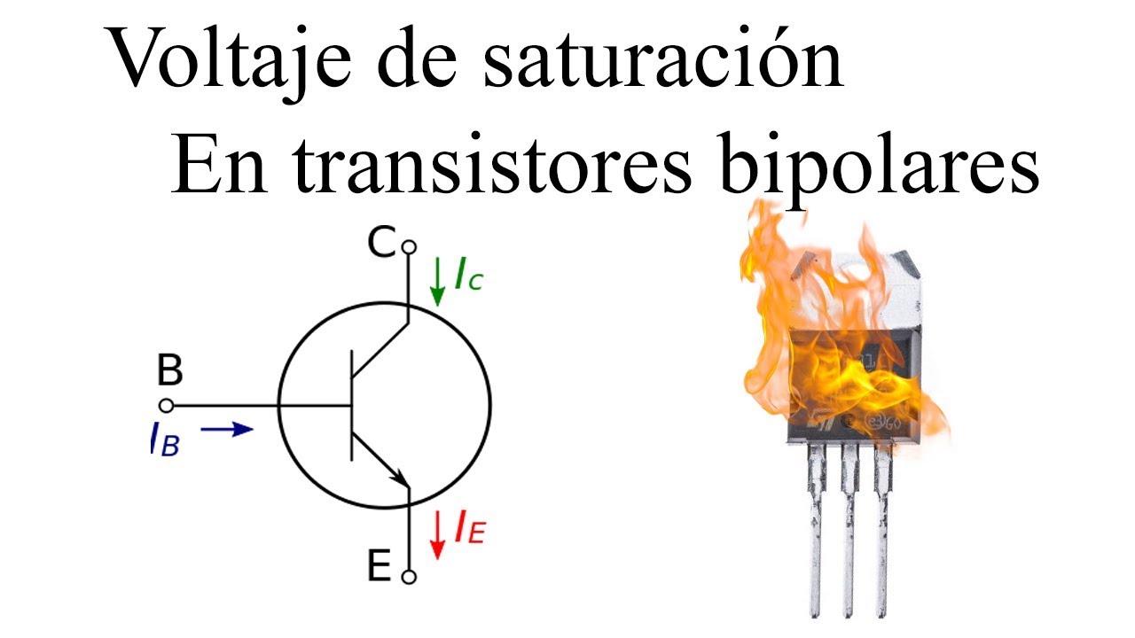 Transistores bipolares Voltaje de saturacion y eficiencia YouTube Transistores bipolares Voltaje de saturacion y eficiencia YouTube