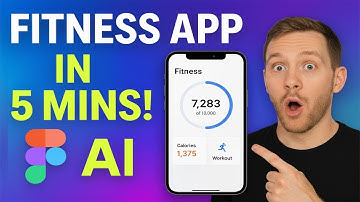 Create a Free Fitness Tracker App in Minutes with Figma  + AI  |  2025