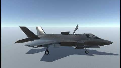 Silantro Unity3d Flight Simulator :F35 VTOL test 1