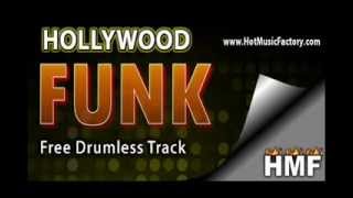 FREE Drumless Track: Hollywood Funk (www.HotMusicFactory.com) chords