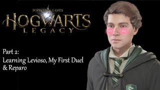 Learning Levioso, My First Duel &amp; Reparo | Hogwarts Legacy Let’s Play – Part 2