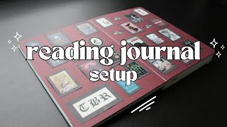 ✨2024 reading journal setup & flip through✨