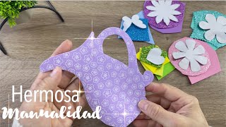 Hermosa Manualidad para regalar  / Idea para regalar o vender / Moldes gratis  / SuchaDiy