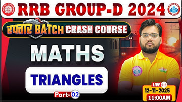 RRB Group D Maths Classes 2025 | Group D Maths Class | RRB Group D Crash Course