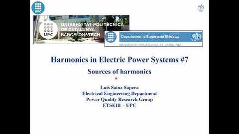 Sources of Harmonics - Harmonics in EPS #7