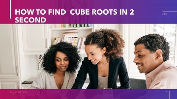 How to solve cube root in seconds? - Math tricks and shortcuts Easy increase views in YouTube