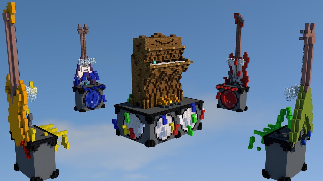 NUEVO MAPA "INSTRUMENTS" - Egg Wars Minecraft - YouTube