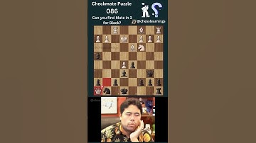 Puzzle 086 Mate in 3 #chesstraining #chess #tacticalbrilliance  #checkmate #chesschallenge