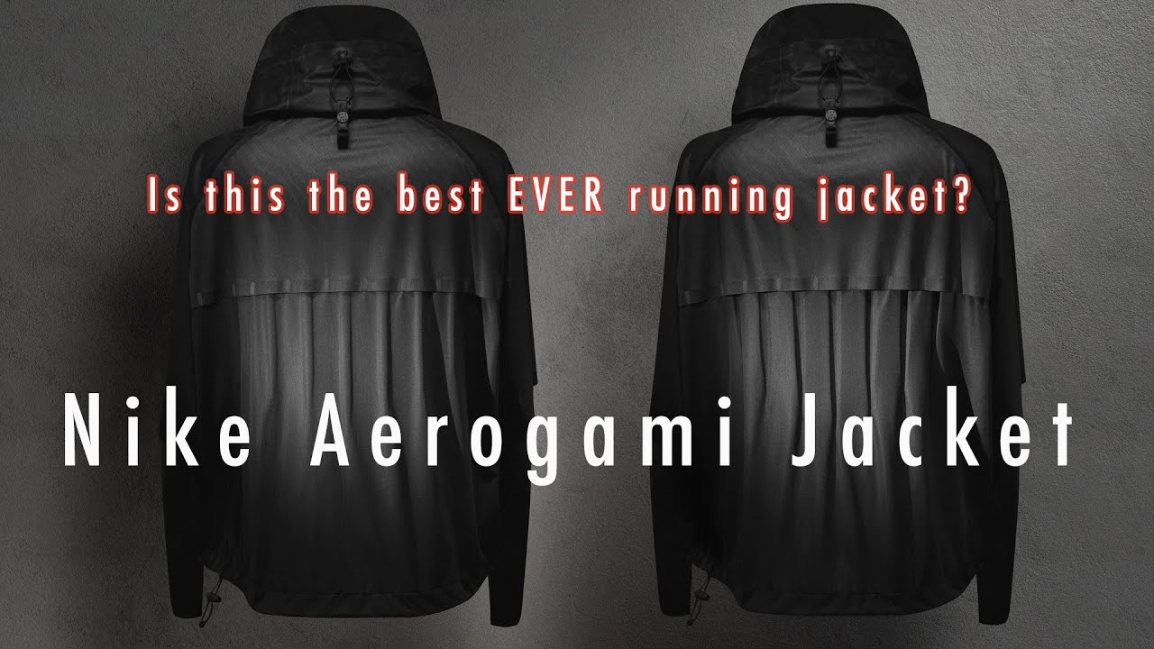 NEW Nike Aerogami Jacket - active airflow and breathability. Latest Nike  running gear. 