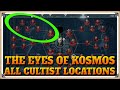 Assassin's Creed Odyssey All EYES OF KOSMOS Cultist Locations - One Head Down Trophy / Achievement