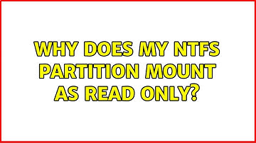 Ubuntu: Why does my NTFS partition mount as read only? (3 Solutions!!)