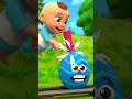 ¡Huevos sorpresa coloridos con animales de safari! Canción infantil "Aventura en el Tren Chu Chu"