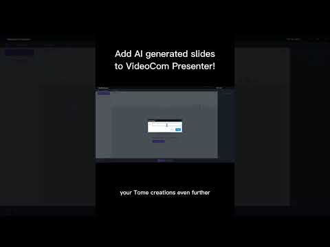 AI generated presentations