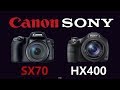 Canon PowerShot SX70 HS vs Sony HX400V