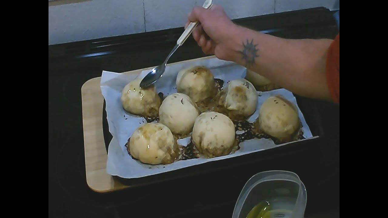 Impossibly Delicious RUNZAS.with plant-basd meat