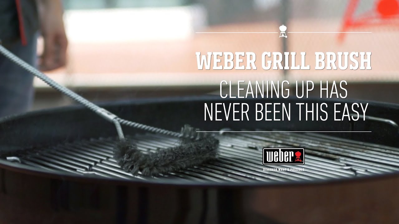 Weber Grill Brush - Keep Your Grill Clean All The Time - YouTube