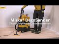 Mirka DecoSander | Ponçage sans poussière des murs et plafonds