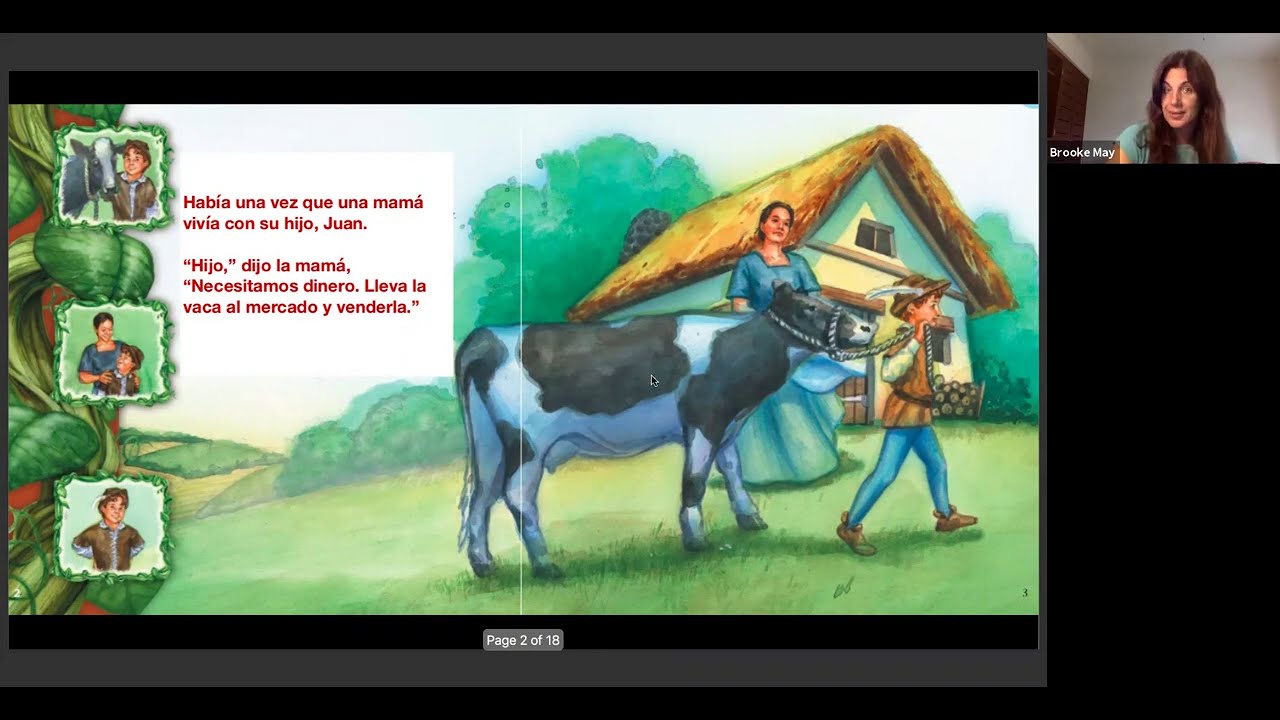 Juan y los frijoles mágicos Jack and the Beanstalk in Spanish YouTube