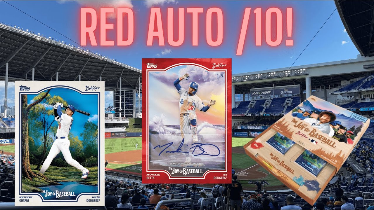 First Look! 2025 Topps x Bob Ross The Joy of Baseball Collectors 