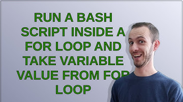 Unix: Run a bash script inside a for loop and take variable value from for loop