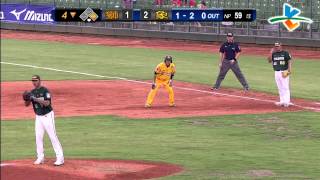 20130616 CPBL 獅V.S象 4下 馬卡龍場邊耍花槍