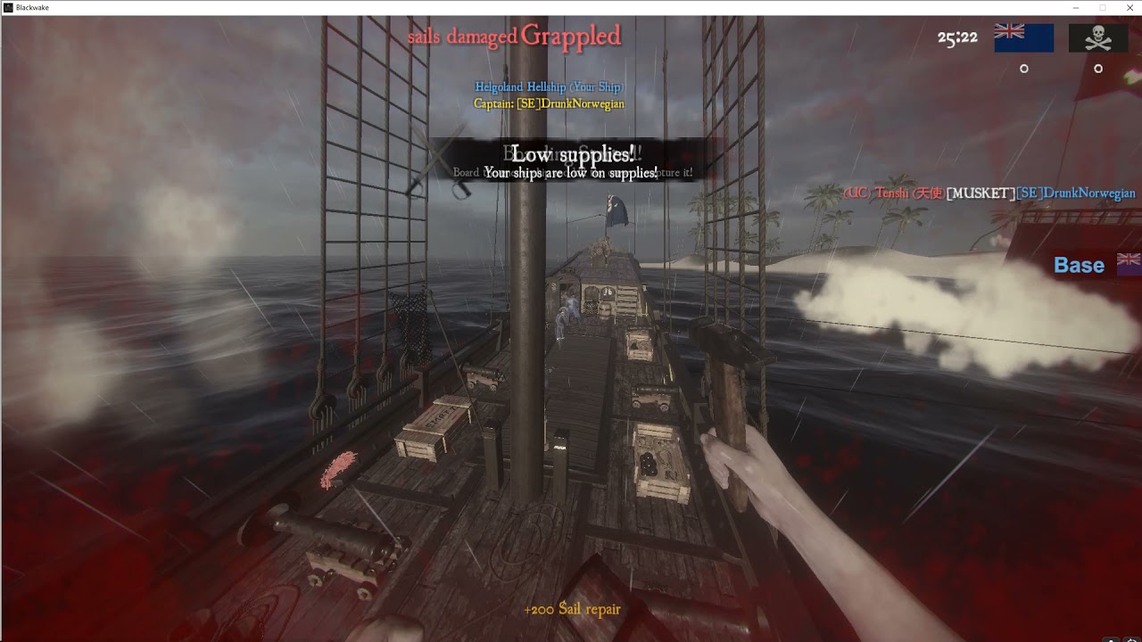 Tournamentwake VI(Official Blackwake Championship)UC Vs SE (Stortebeckers Erben)Match 1(Player POV)