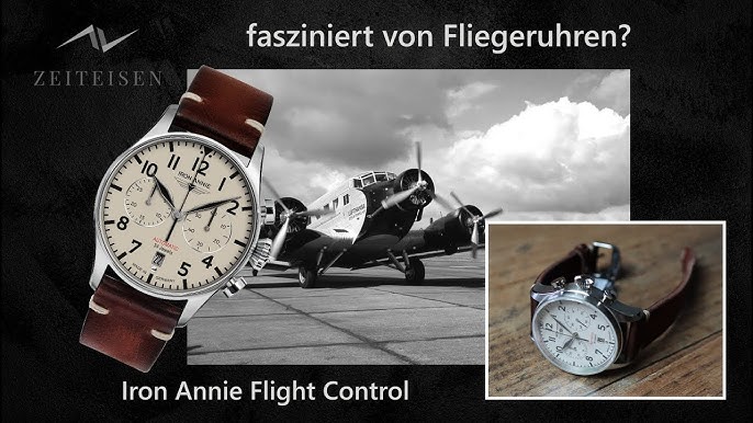 Chronograph Control - YouTube - Flight Automatic ANNIE Ref. 5122-2 IRON