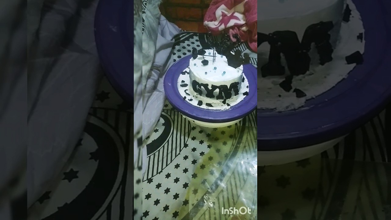 Gym theme cake without fondant cake 🎂